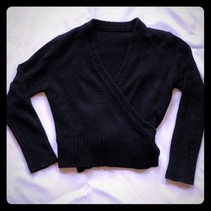 Capezio black ballet sweater wrap